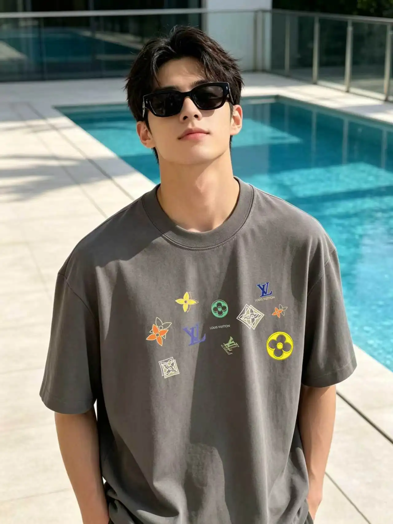Monogram Element Graphic Print T-Shirt D13521431 — view 5