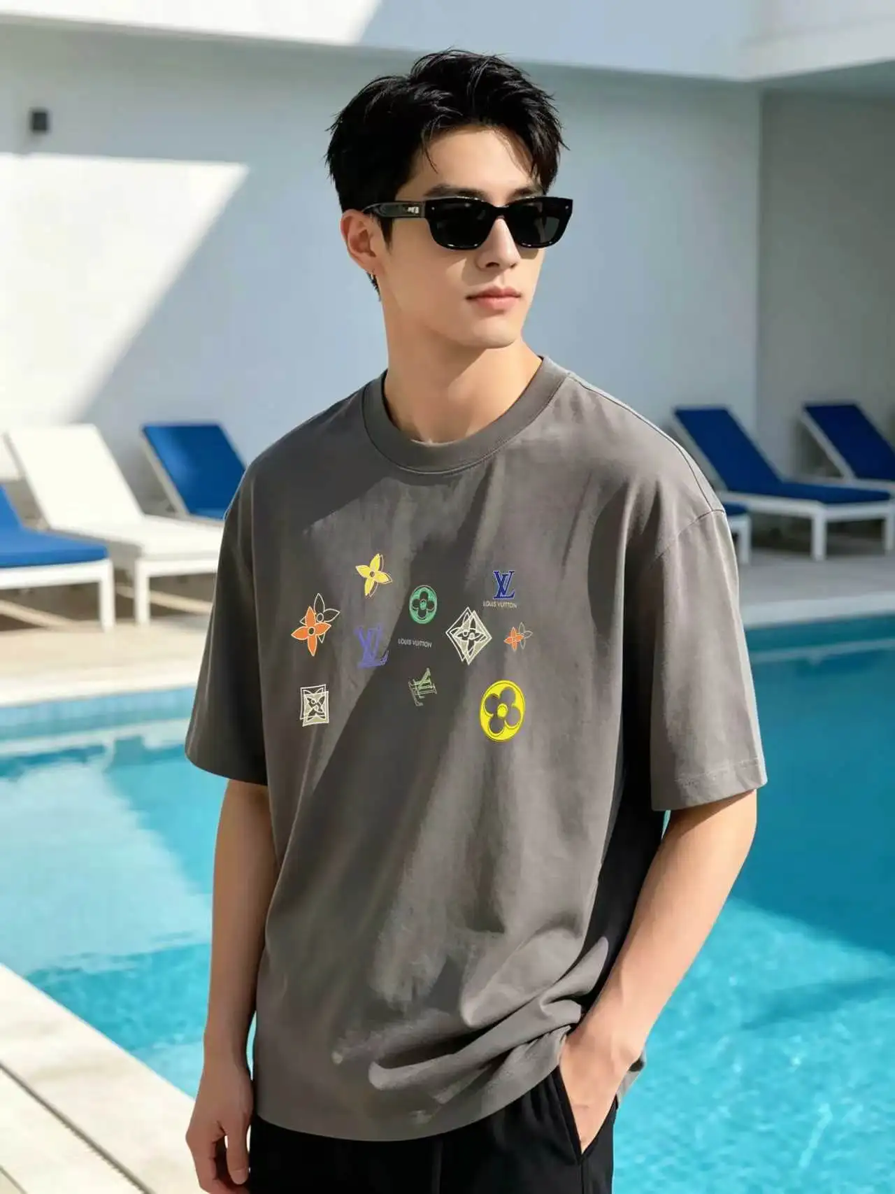 Monogram Element Graphic Print T-Shirt D13521431 — view 6