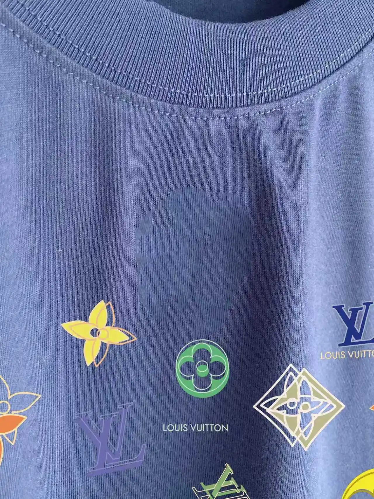 Monogram Badge Print Cotton T-Shirt D13521432 — view 4
