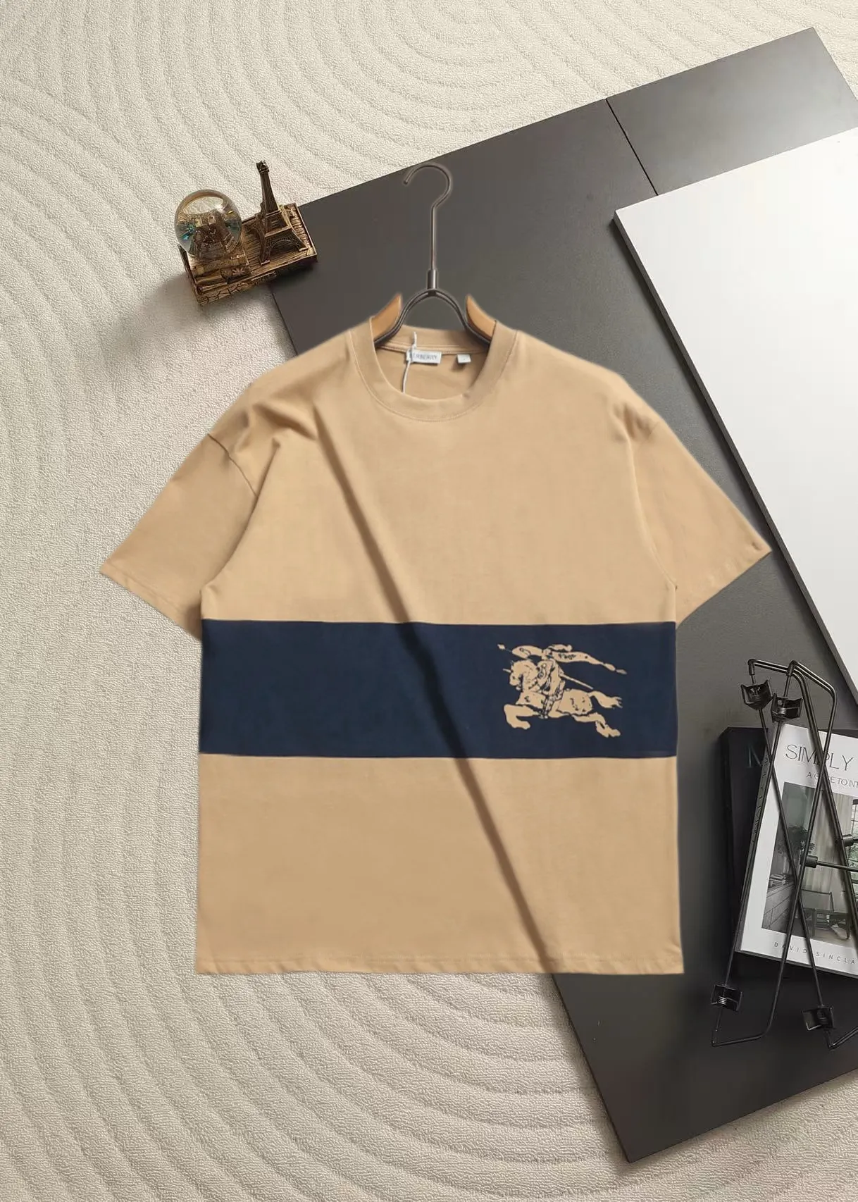 Equestrian Knight Print Cotton T-Shirt D13521466
