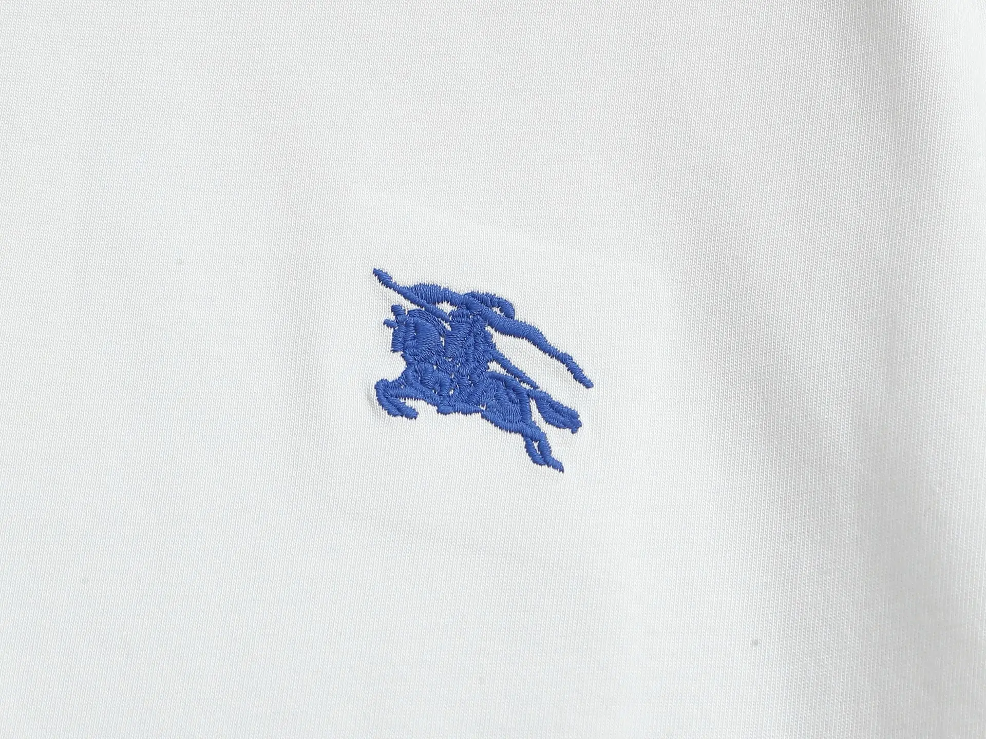 Equestrian Knight Embroidery Cotton T-Shirt D13521467 — view 4
