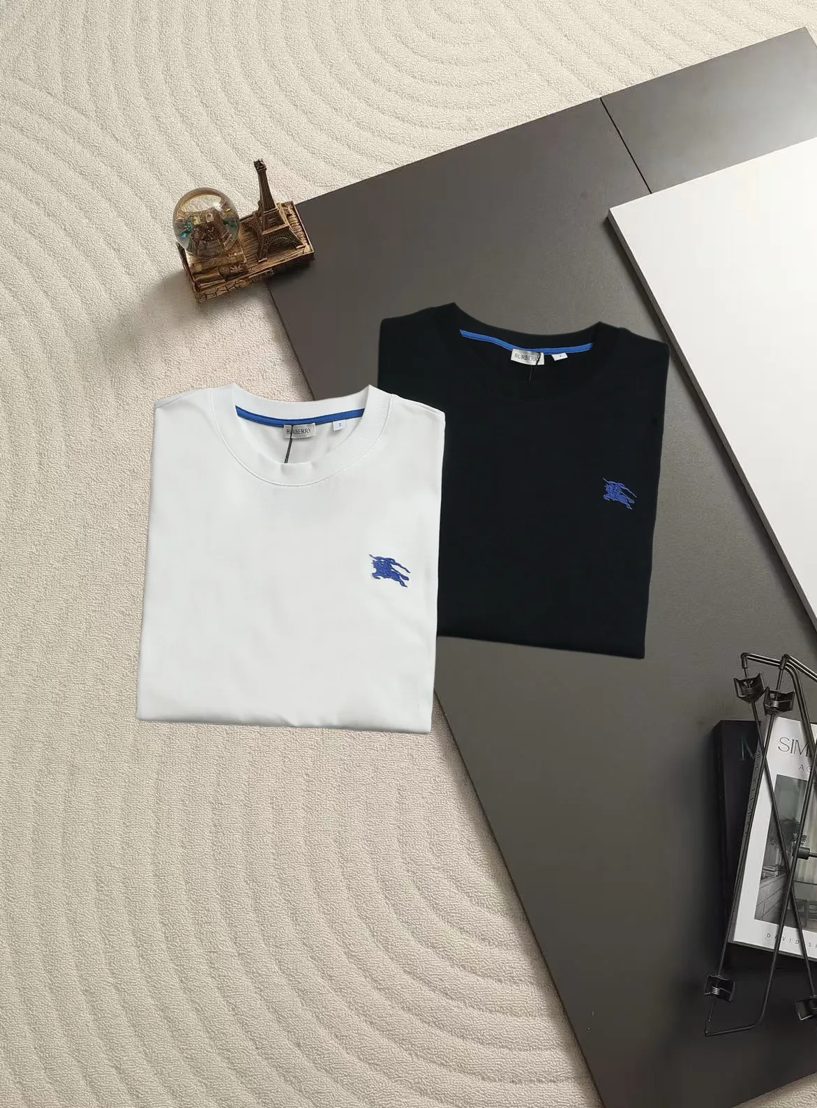Embroidered Equestrian Knight Logo Cotton T-Shirt D13521468 — view 2