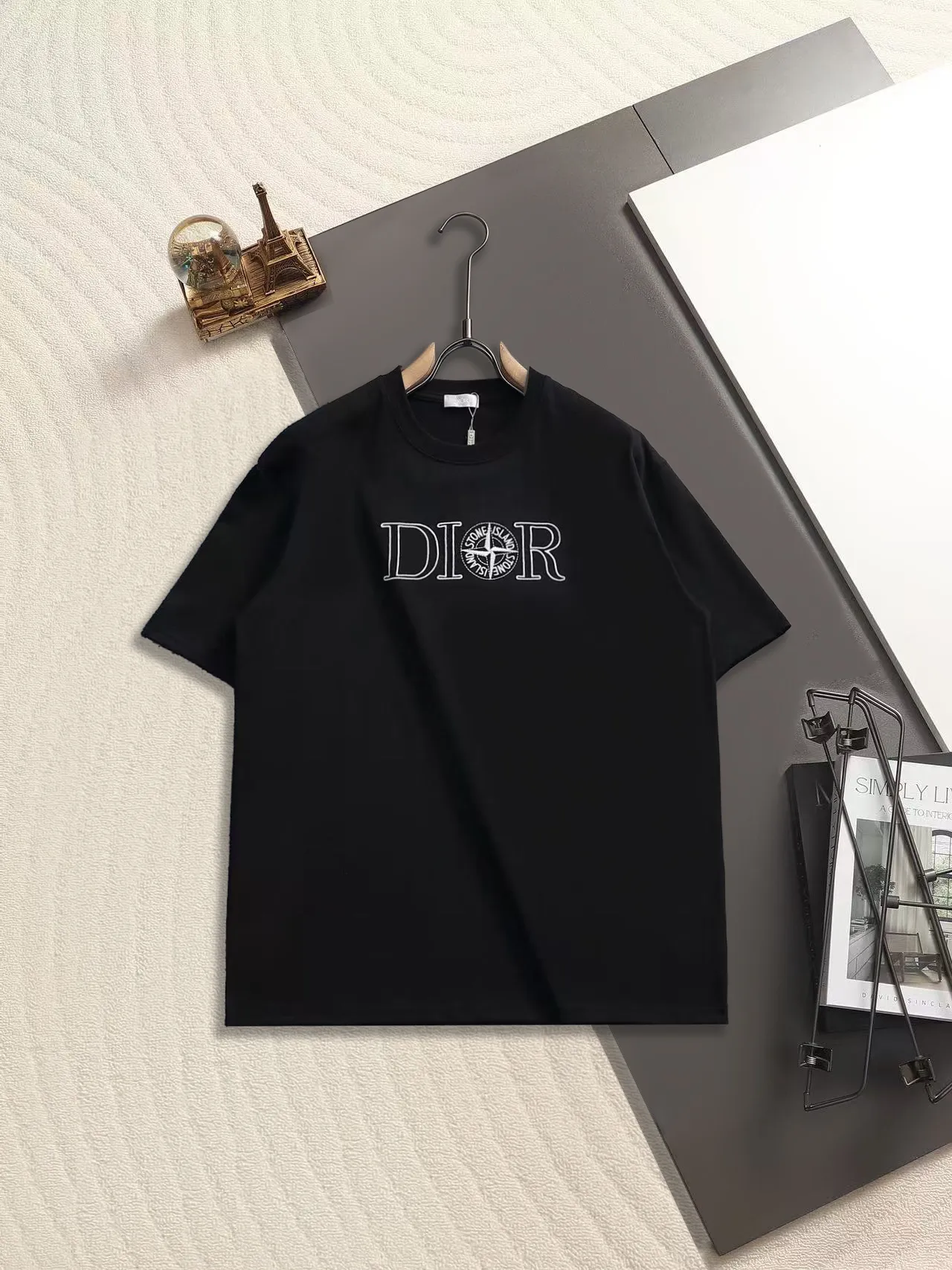 Vintage-Inspired Embroidered Logo T-Shirt D13521462