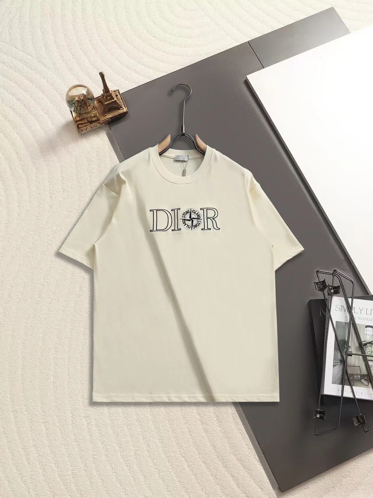Embroidered Logo Cotton T-Shirt D13521463