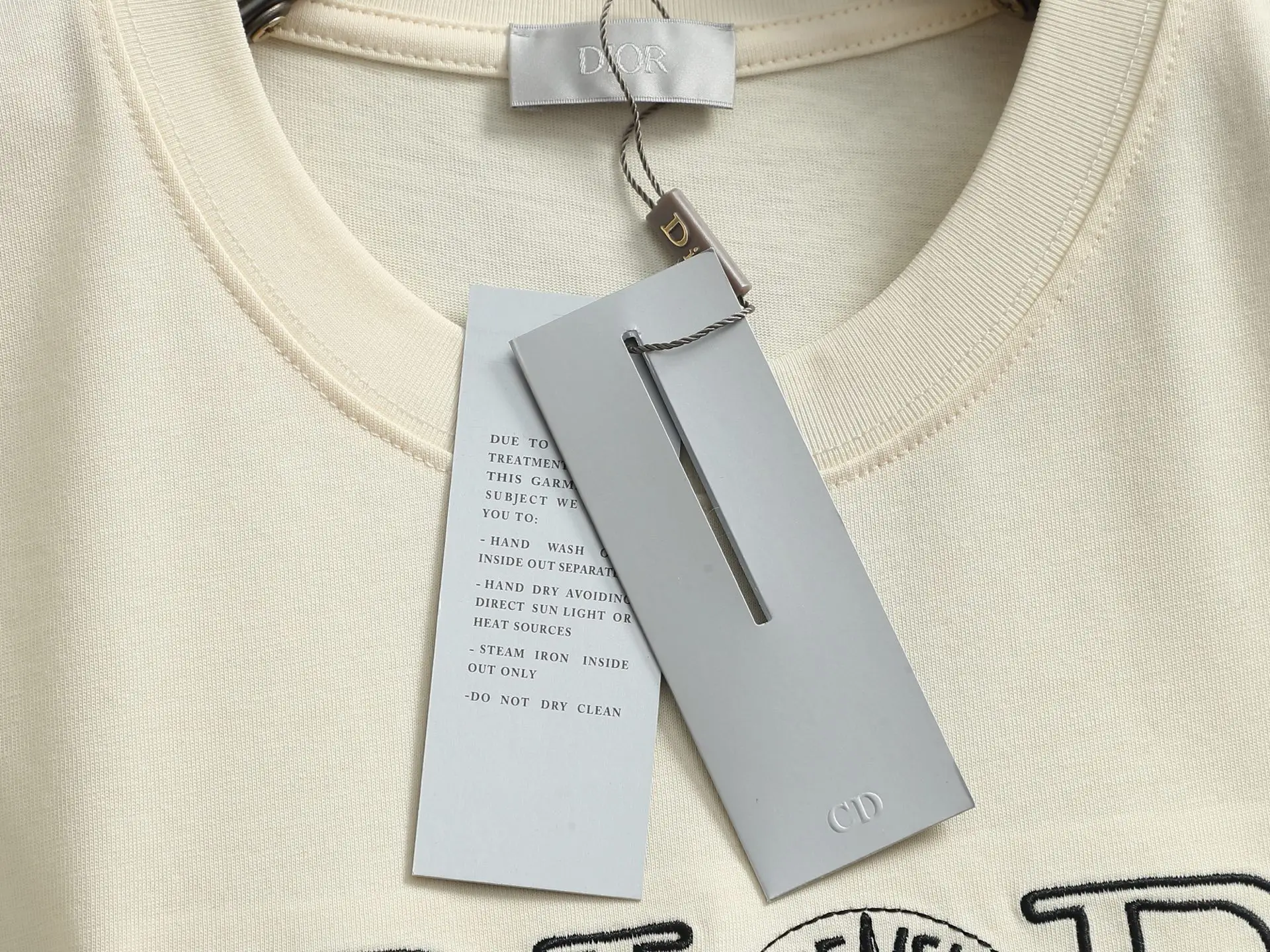Embroidered Logo Cotton T-Shirt D13521463 — view 5