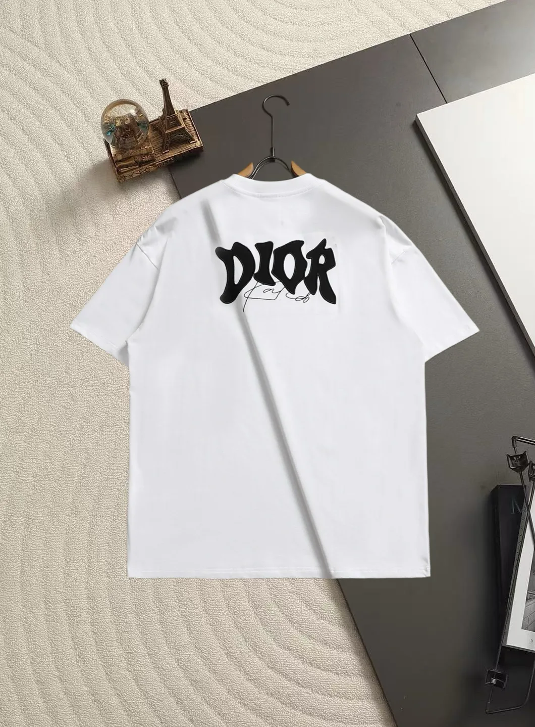CD Logo Appliqué Cotton T-Shirt D13521454 — view 3