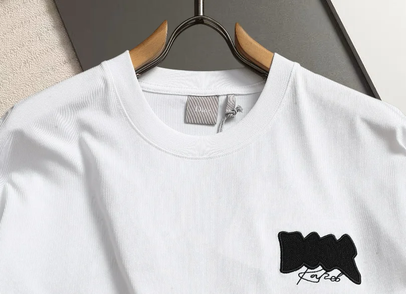 CD Logo Appliqué Cotton T-Shirt D13521454 — view 4