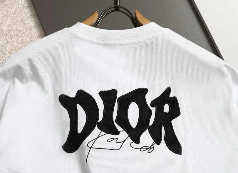CD Logo Appliqué Cotton T-Shirt D13521454 — view 9