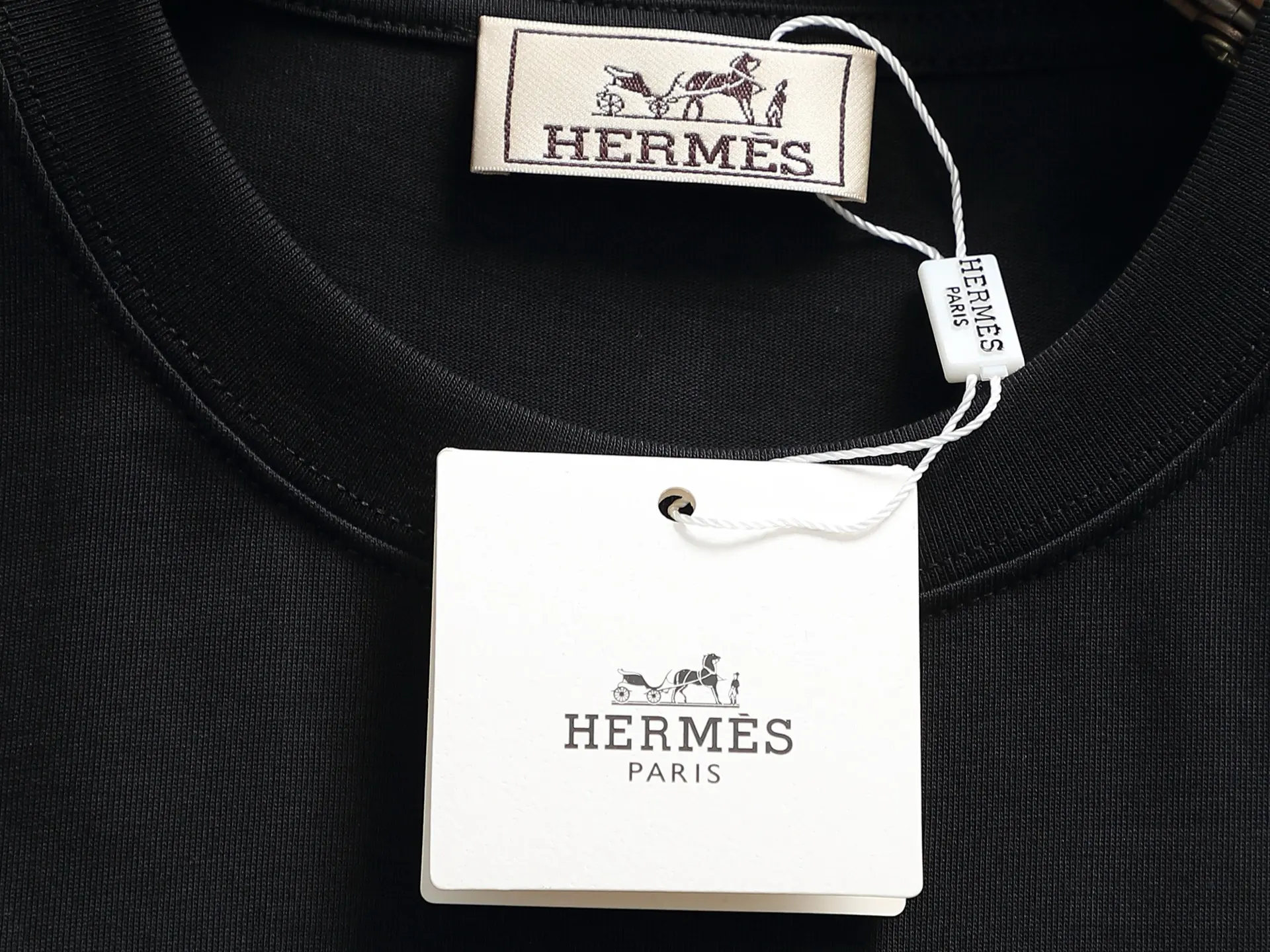 H Logo Cotton-Blend T-Shirt D13521491 — view 6