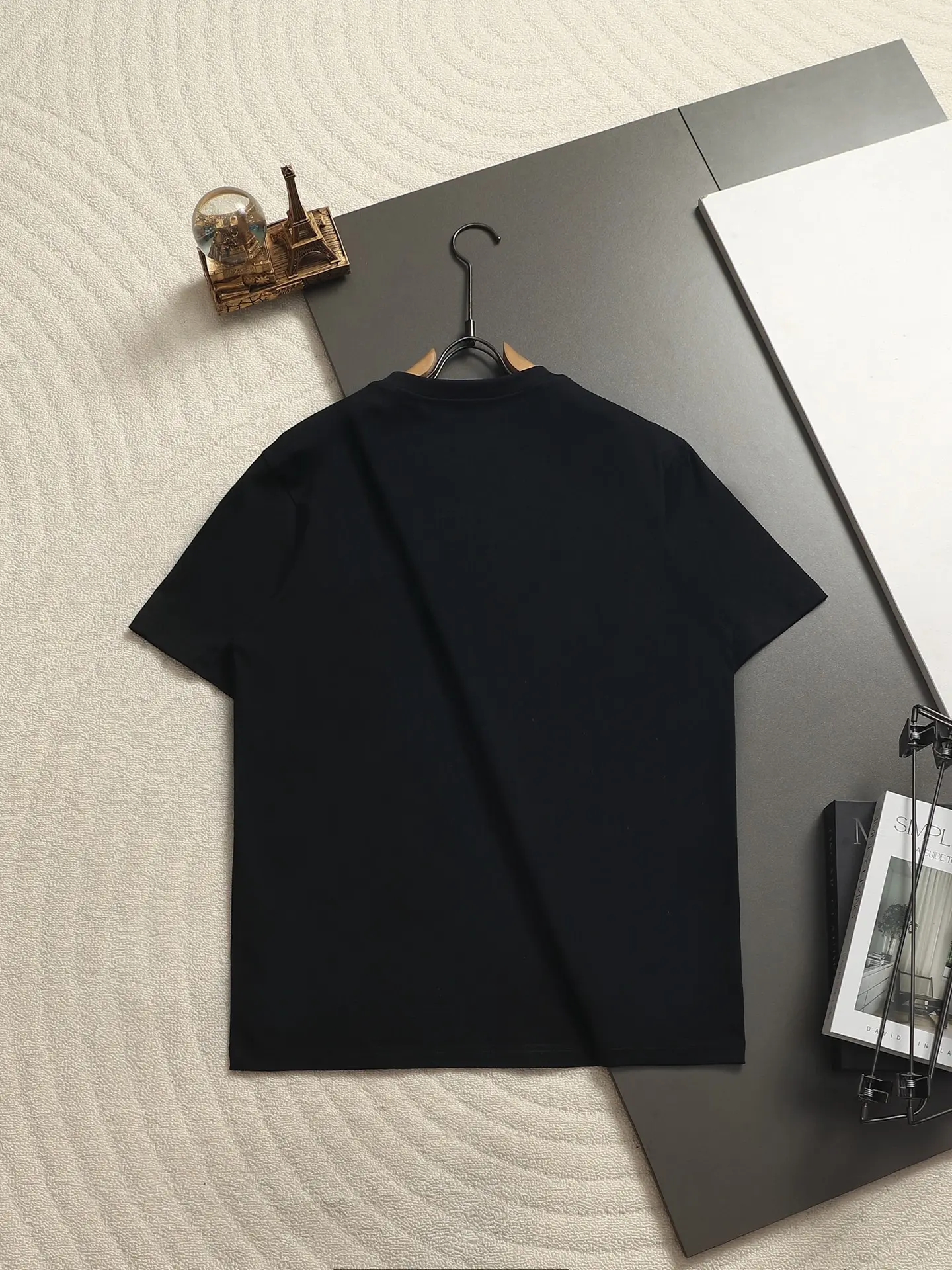 H Logo Cotton-Blend T-Shirt D13521491 — view 11