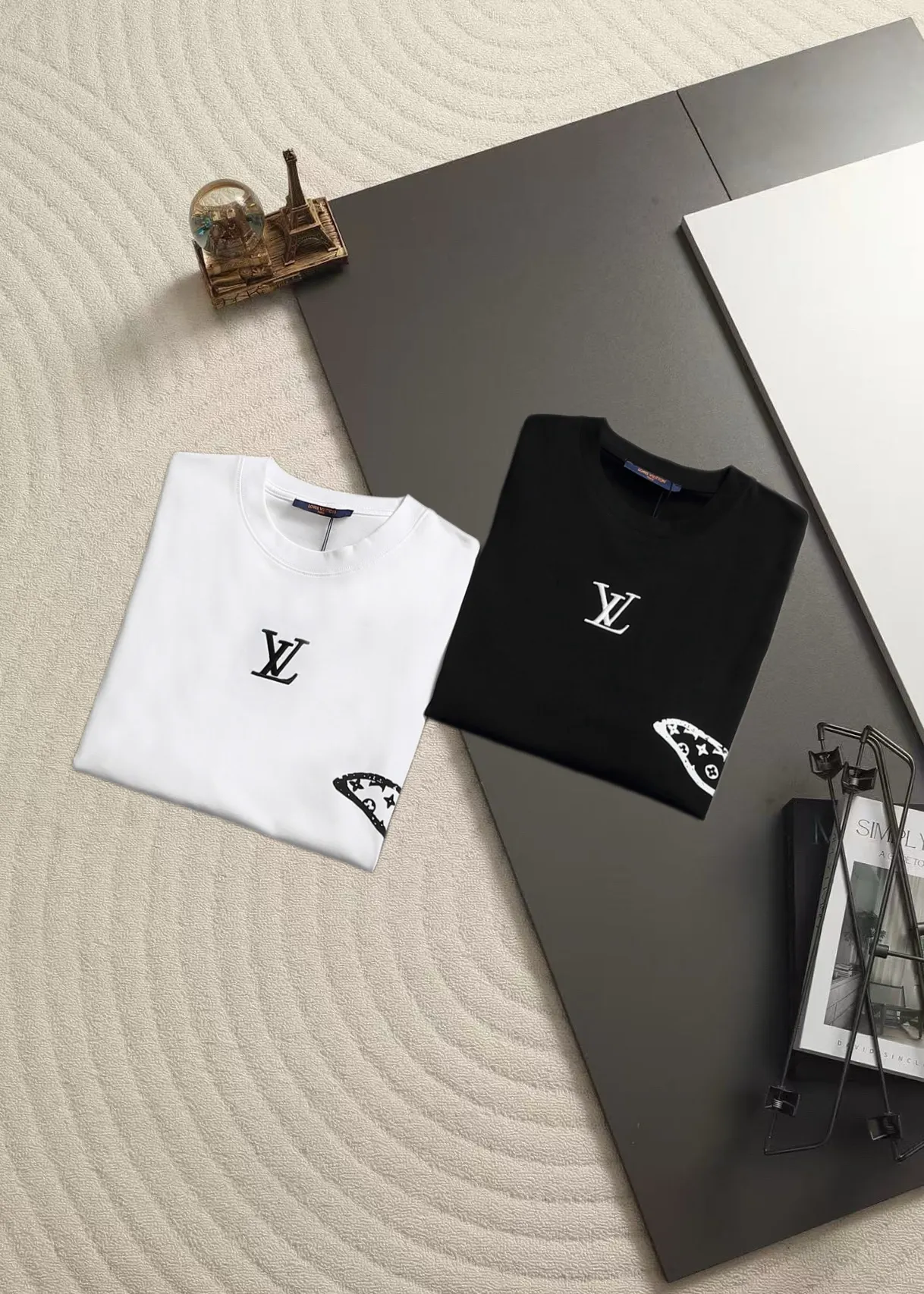 Logo Embroidered Monogram Print T-Shirt D13521457 — view 2