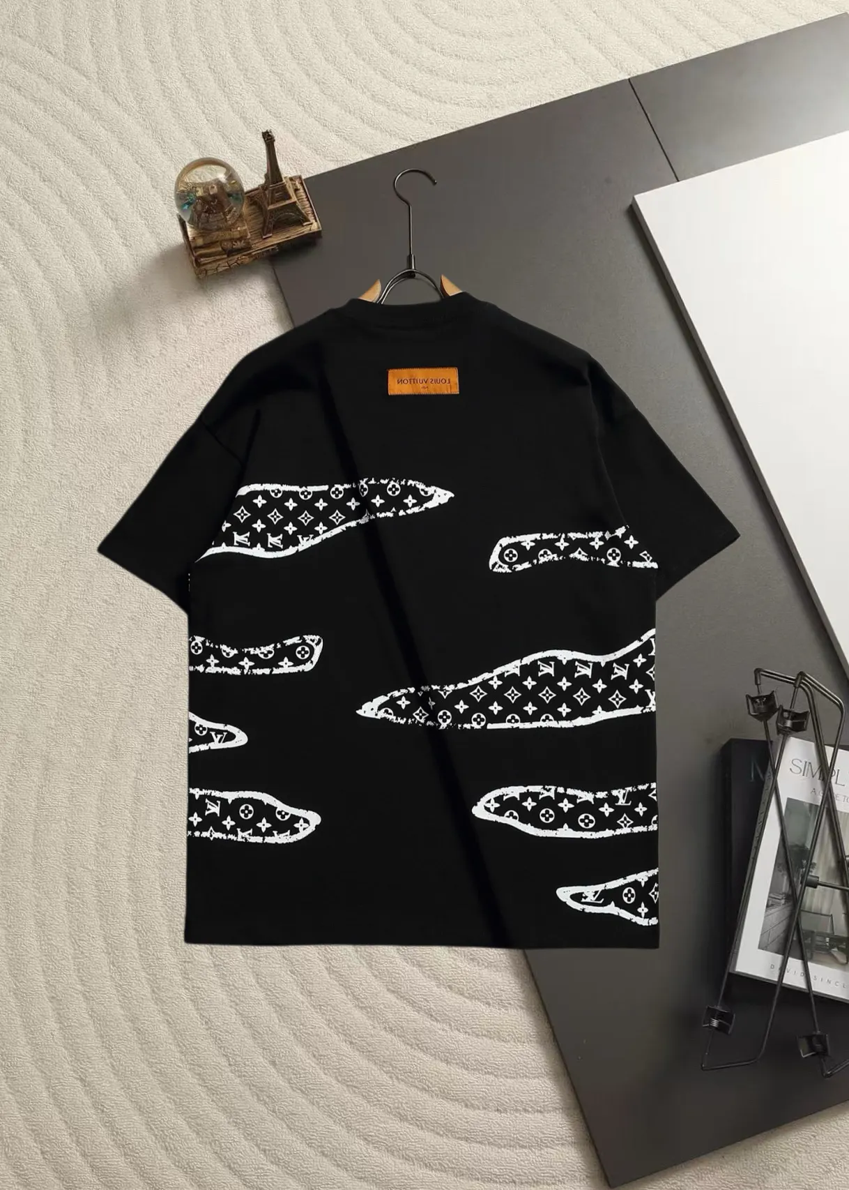 Logo Embroidered Monogram Print T-Shirt D13521457 — view 3