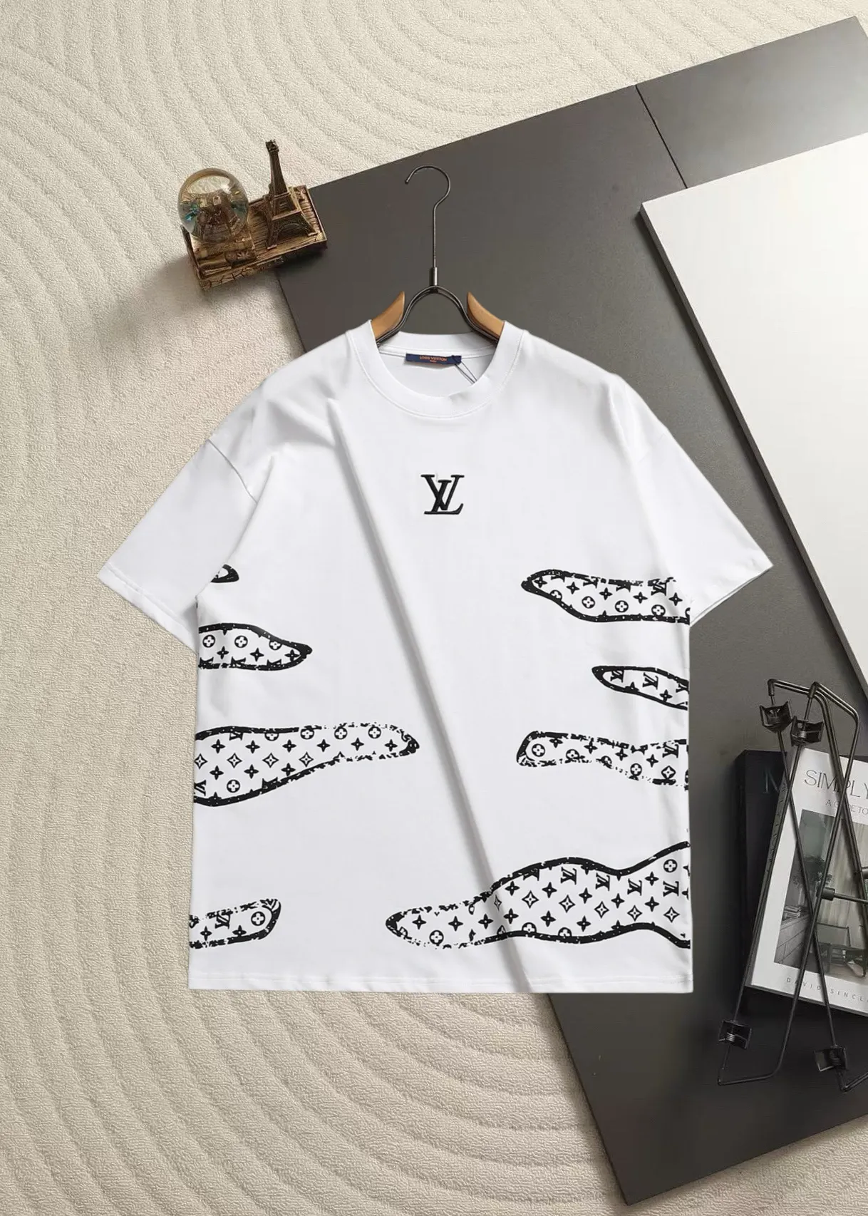 Embroidered Monogram Logo Cotton T-Shirt D13521456