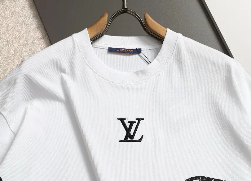 Embroidered Monogram Logo Cotton T-Shirt D13521456 — view 4