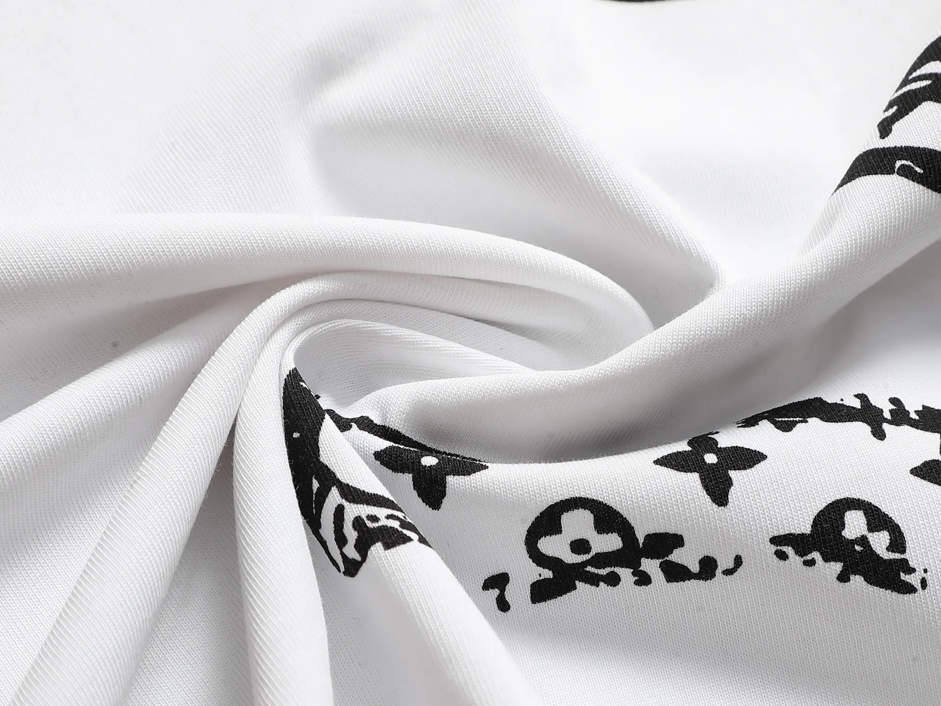 Embroidered Monogram Logo Cotton T-Shirt D13521456 — view 7