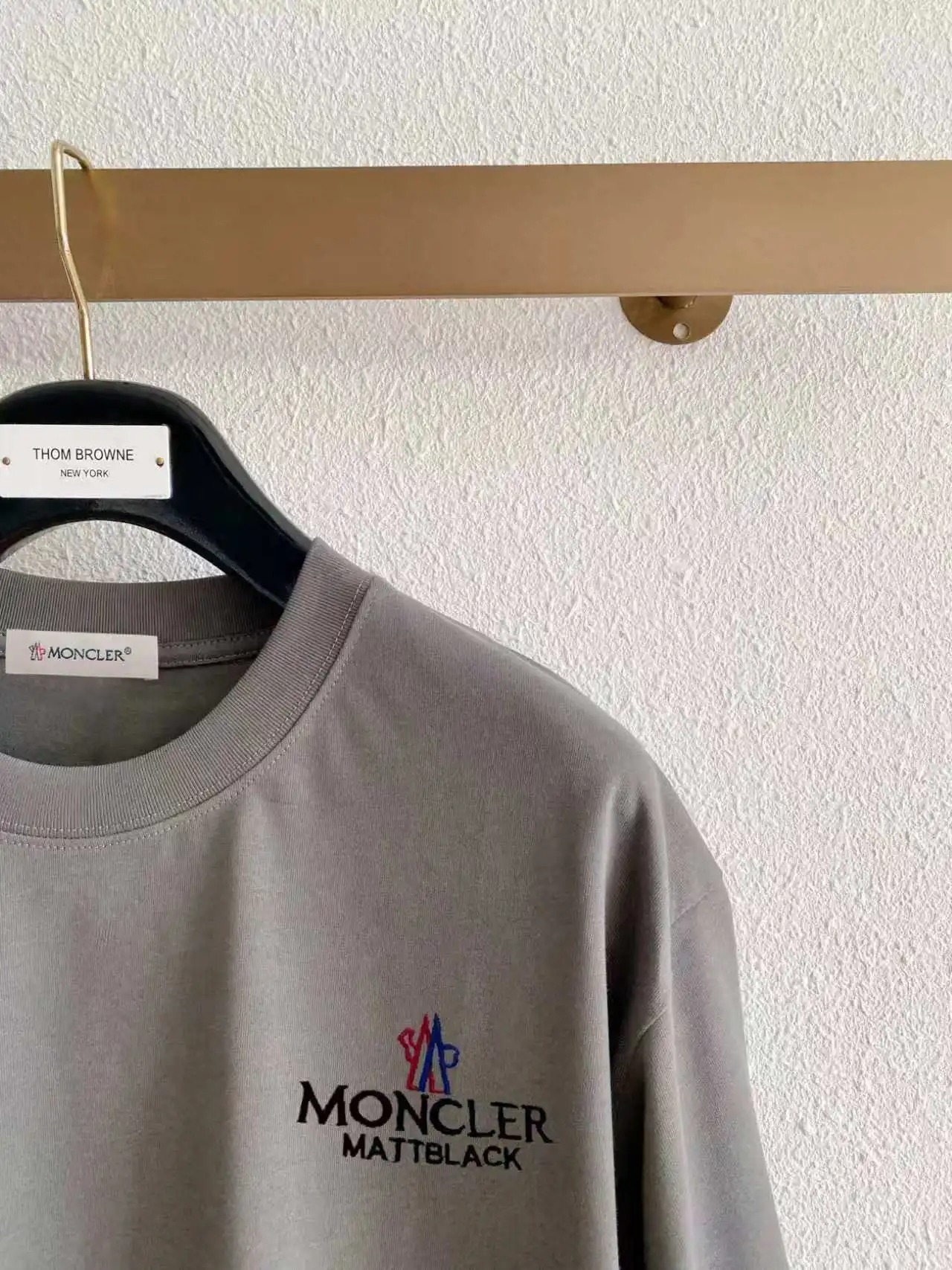 Embroidered Logo Cotton T-Shirt D13521412 — view 3