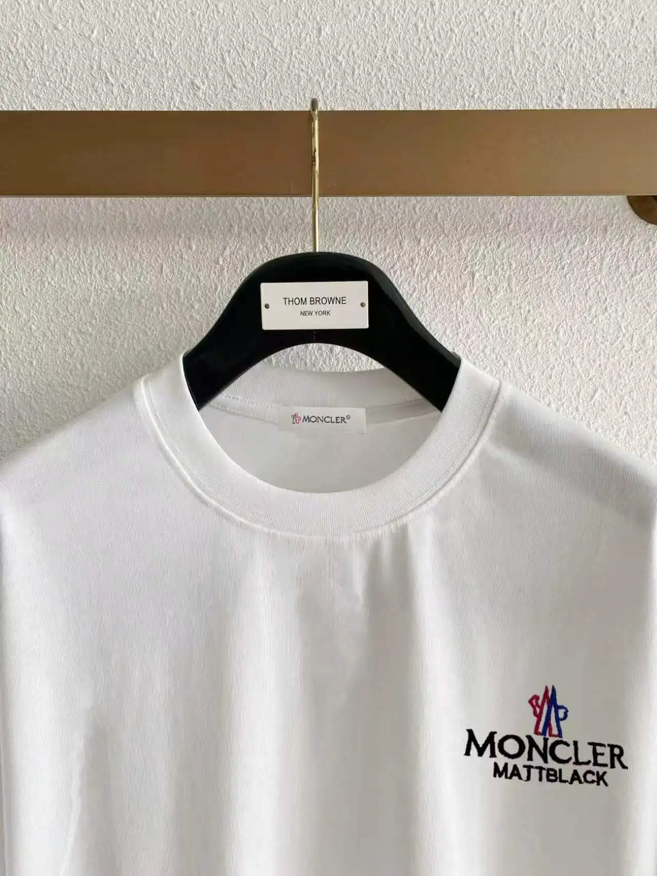 Logo Embroidered Cotton T-Shirt D13521410 — view 3