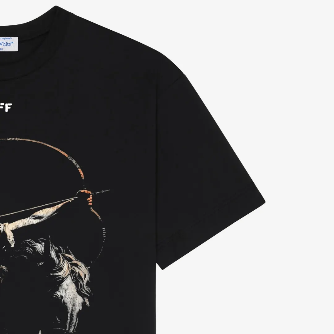 Zodiac Series Graphic Print Cotton T-Shirt D13521605 — view 5