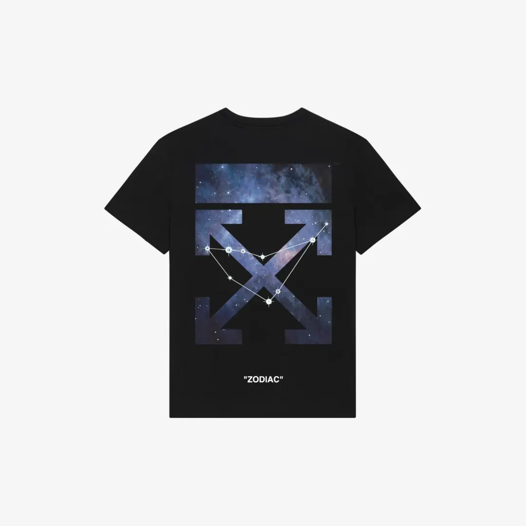 Zodiac Graphic Print Cotton T-Shirt D13521589 — view 2