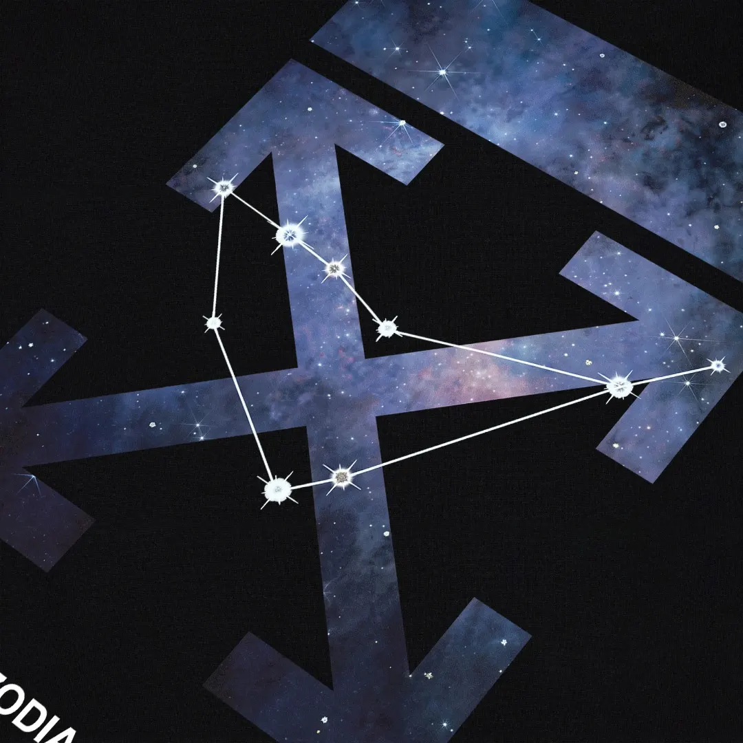 Zodiac Graphic Print Cotton T-Shirt D13521589 — view 8