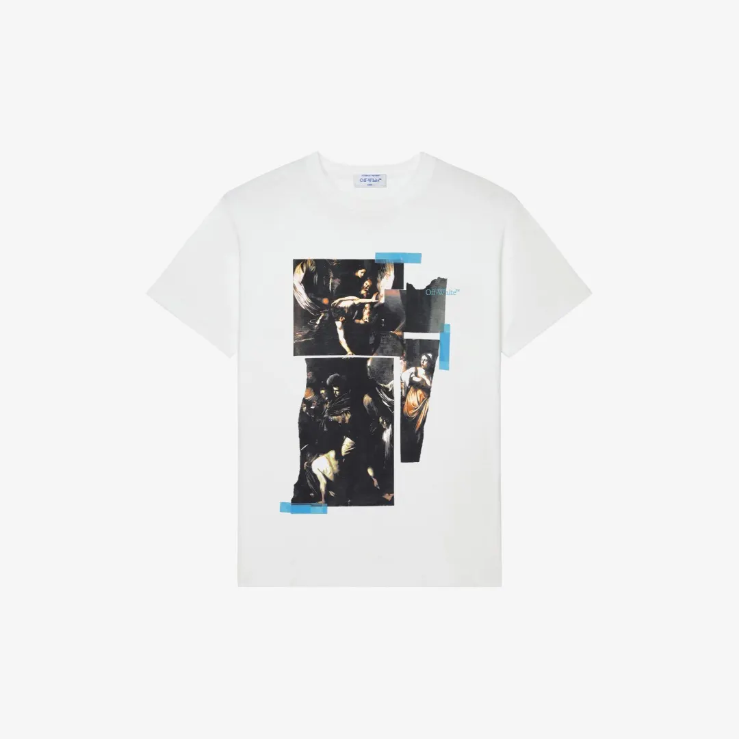 Caravaggio Graphic Print Cotton T-Shirt D13521607