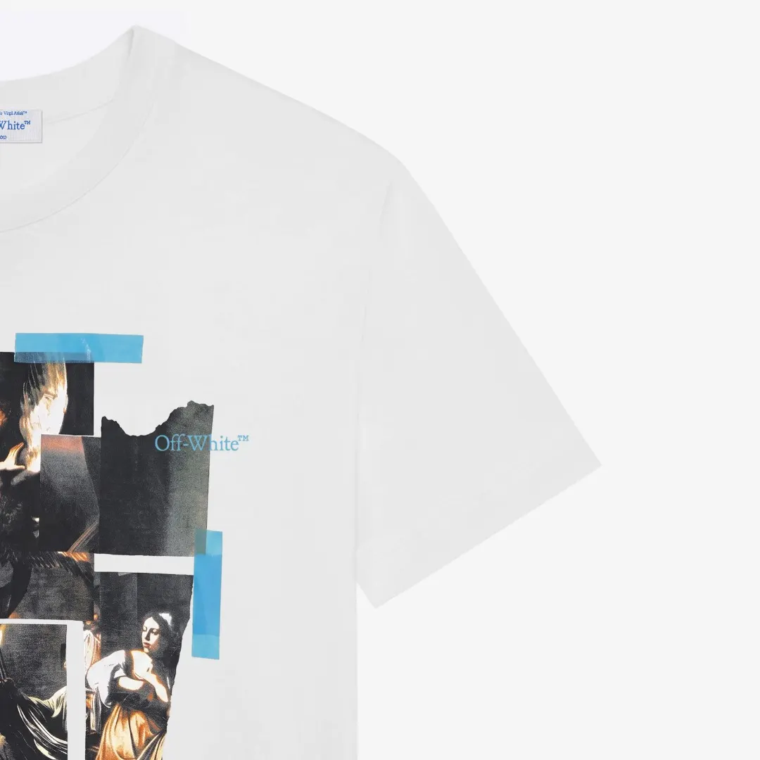 Caravaggio Graphic Print Cotton T-Shirt D13521607 — view 5