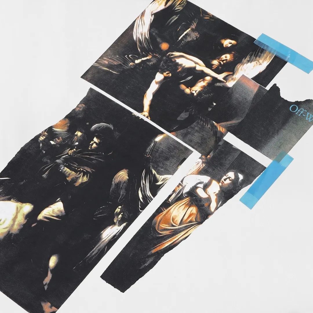 Caravaggio Graphic Print Cotton T-Shirt D13521607 — view 8