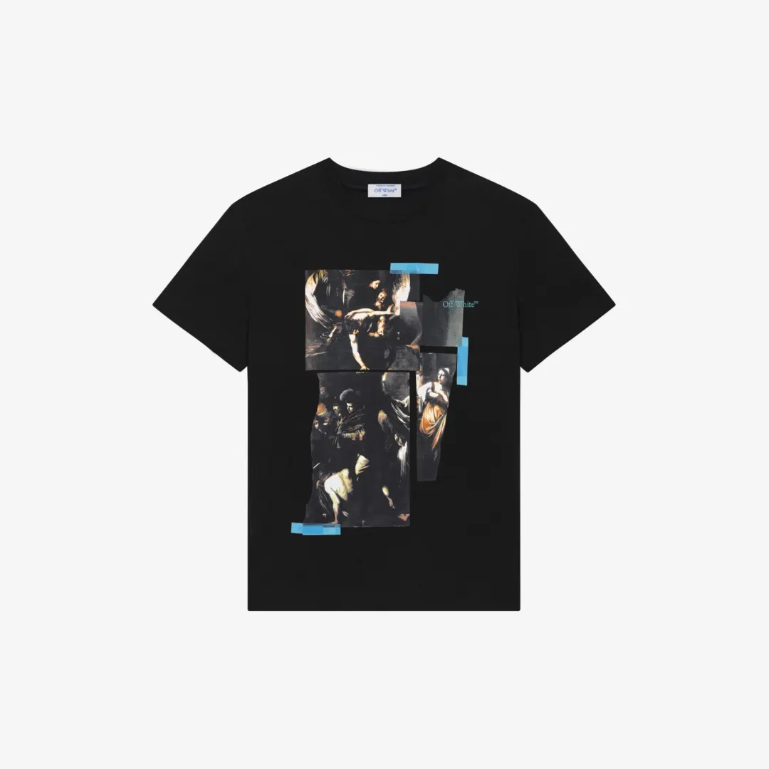 Caravaggio Graphic Print Cotton T-Shirt D13521606