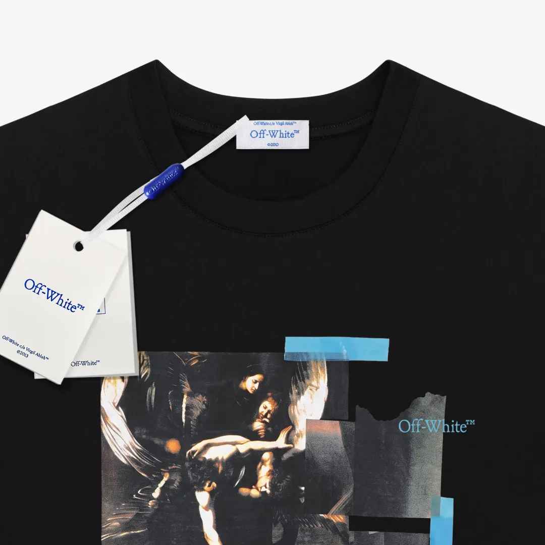 Caravaggio Graphic Print Cotton T-Shirt D13521606 — view 3