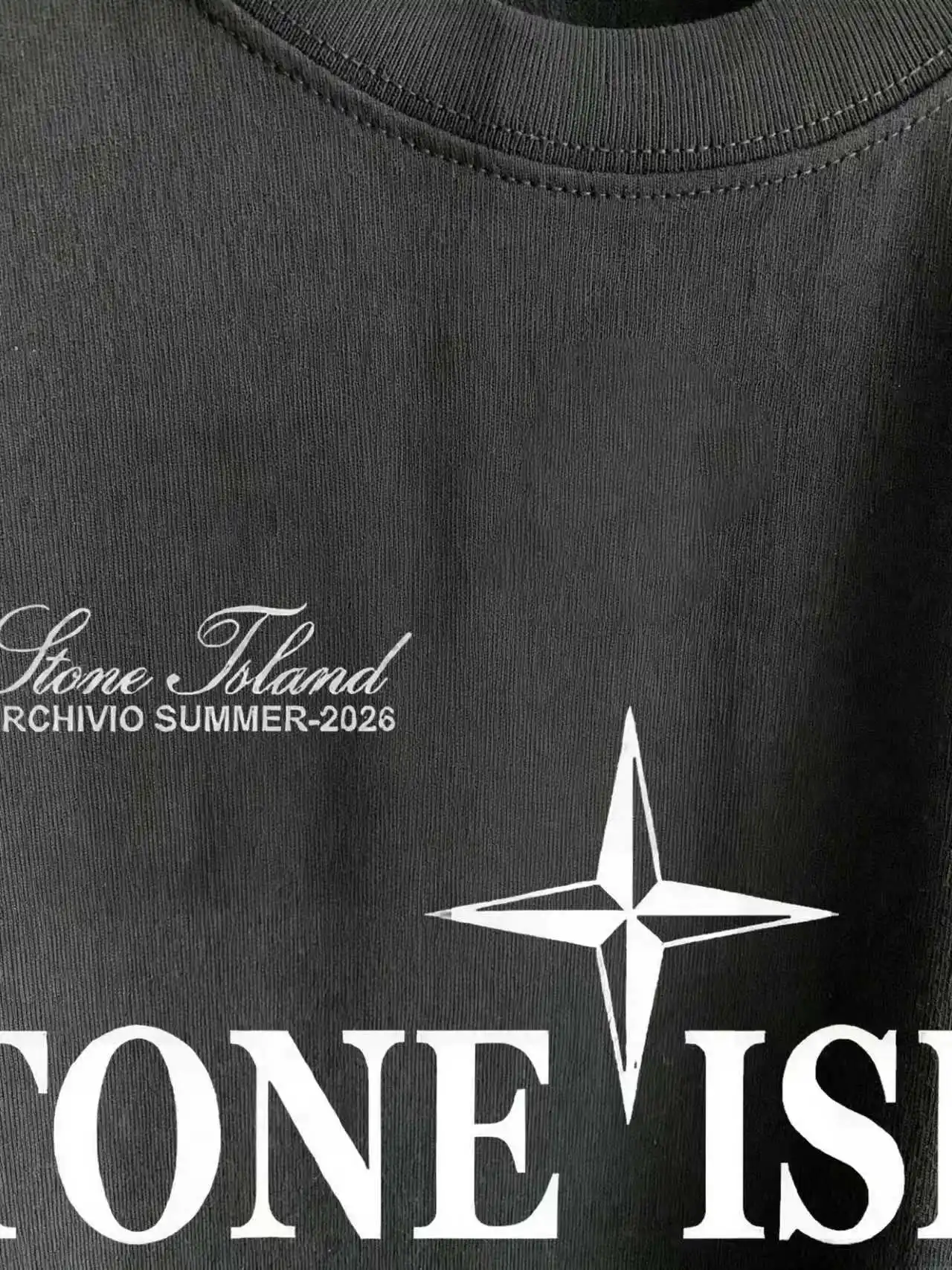 Compass Logo Graphic Cotton T-Shirt D14021421 — view 4