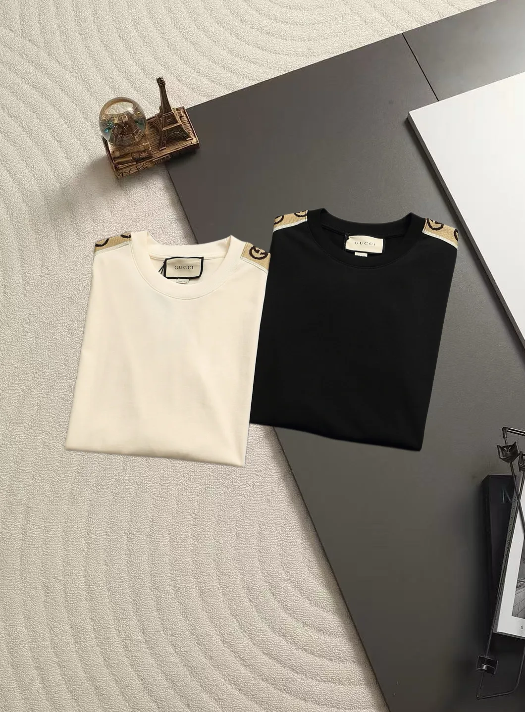 Logo-Tape Cotton Jersey T-Shirt D13521475 — view 2