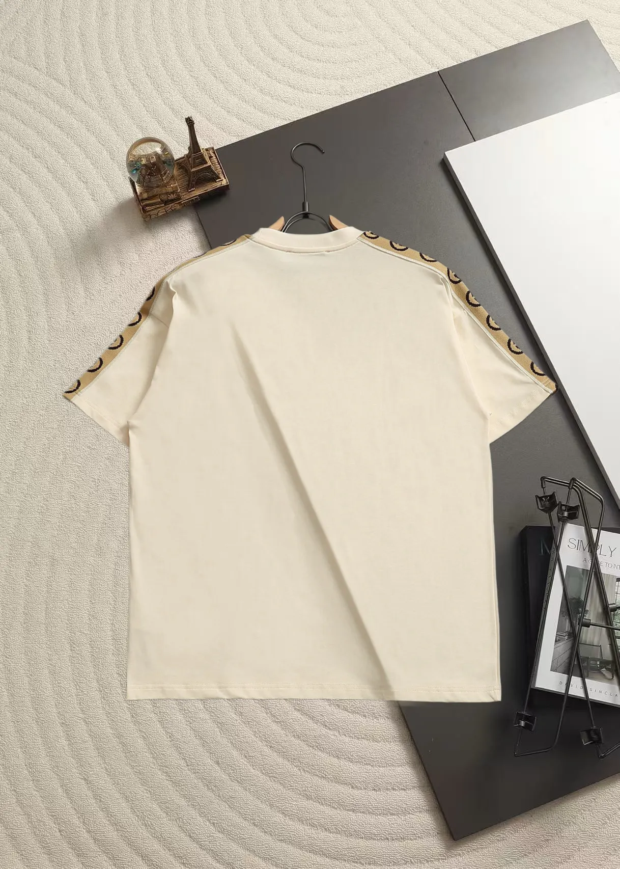 Logo-Tape Cotton Jersey T-Shirt D13521475 — view 3