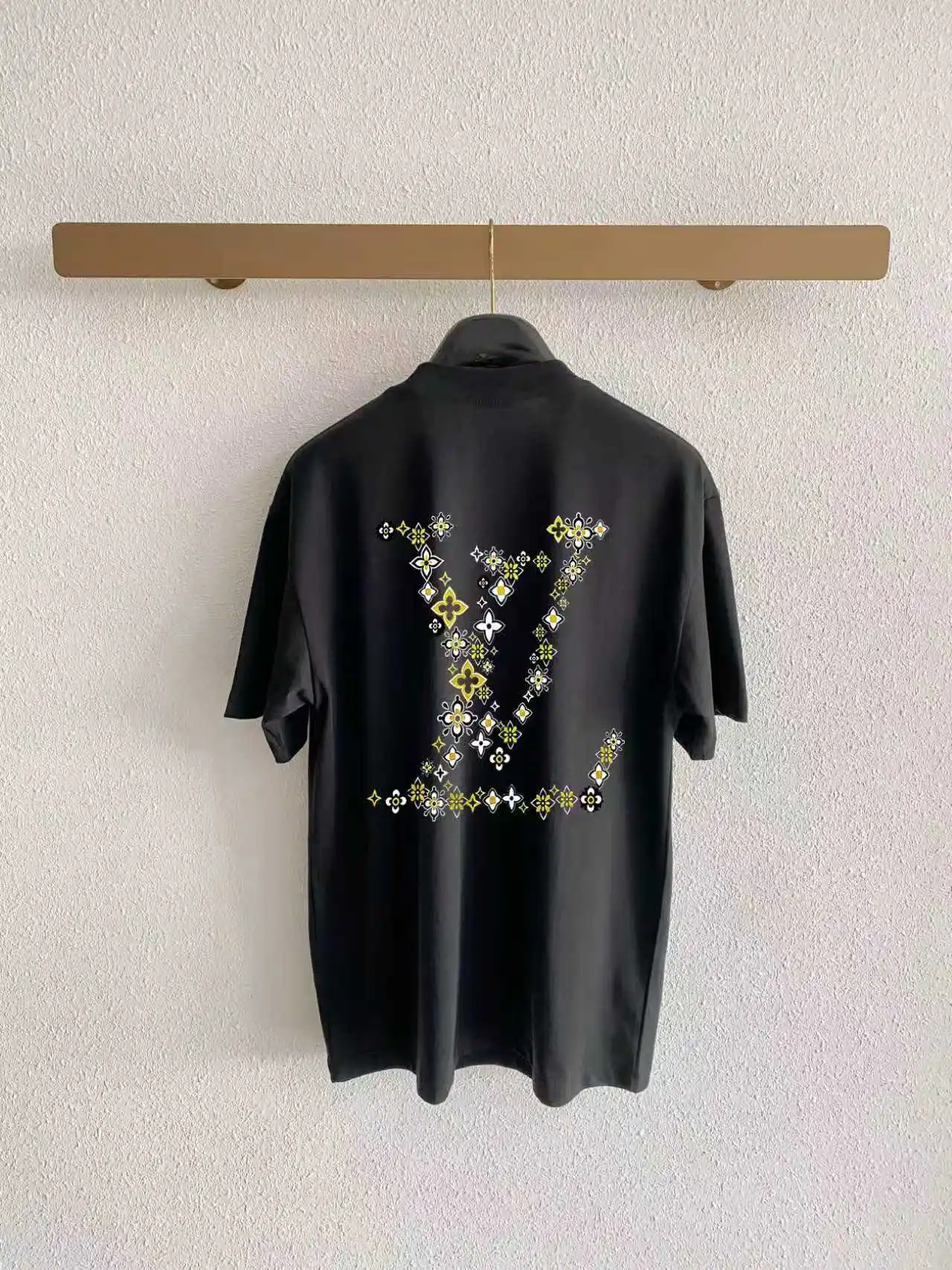 Signature Embroidered Cotton T-Shirt D14021613 — view 2