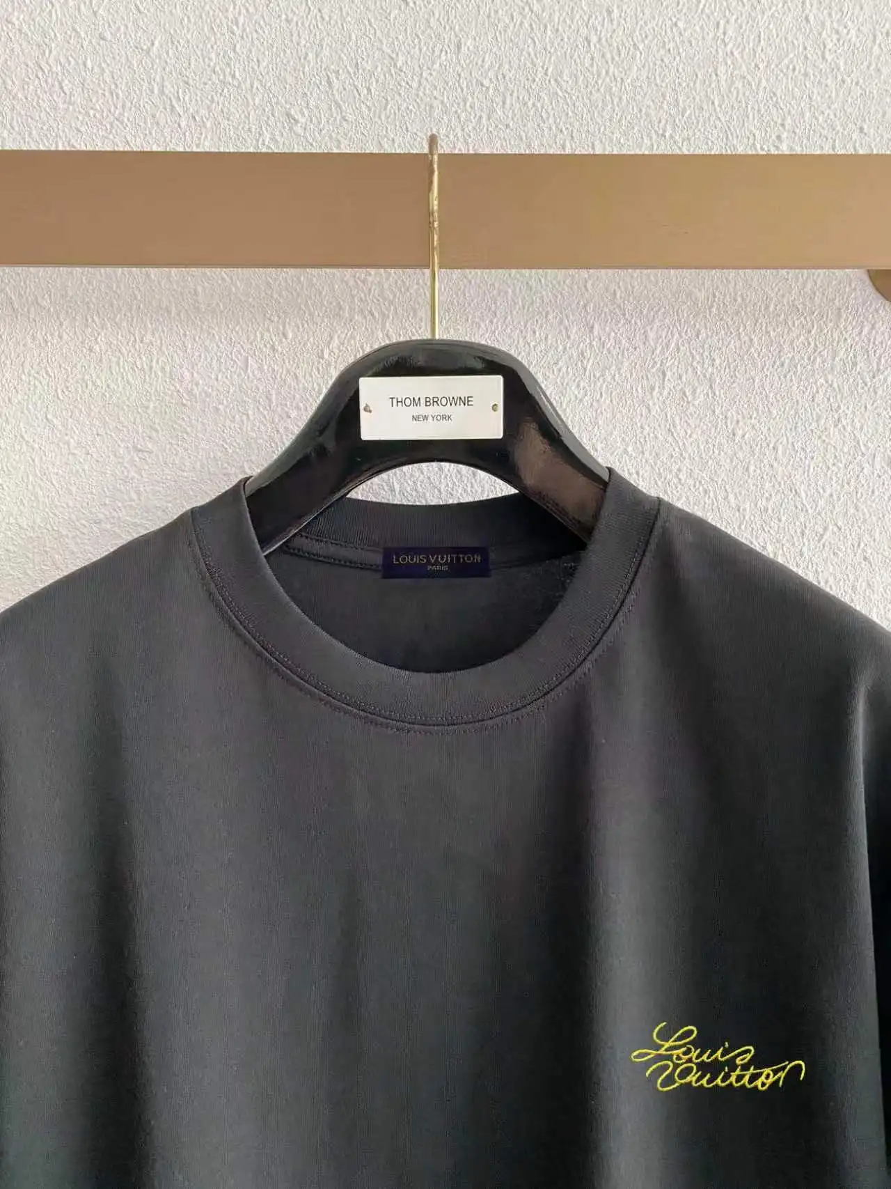 Signature Embroidered Cotton T-Shirt D14021613 — view 3