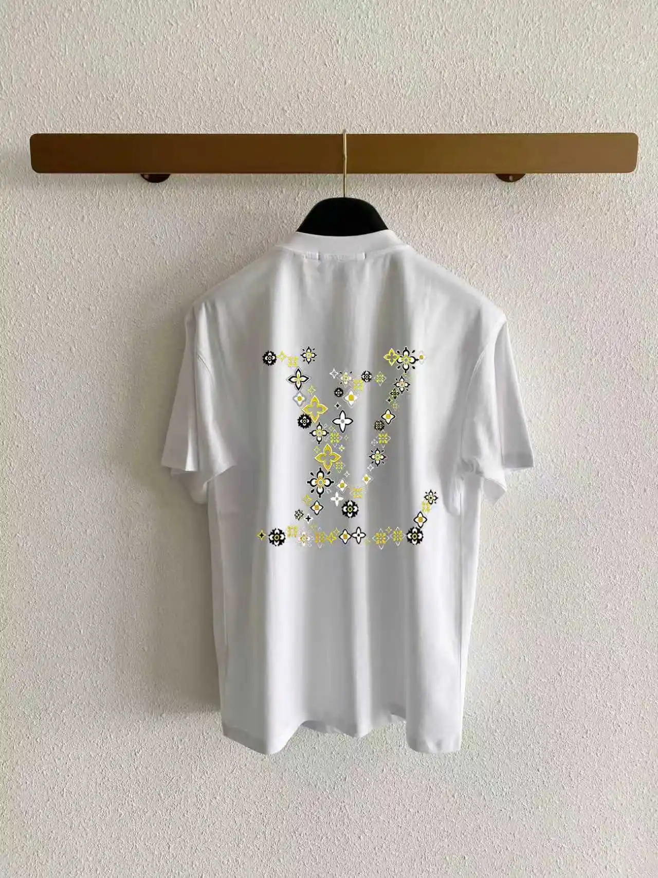 Signature Embroidered Cotton T-Shirt D14021610 — view 2