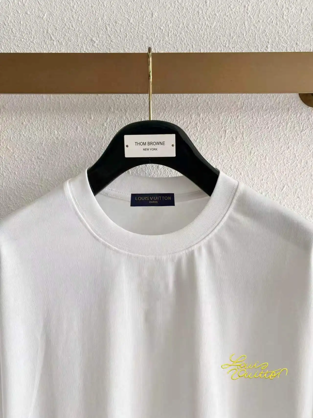 Signature Embroidered Cotton T-Shirt D14021610 — view 3