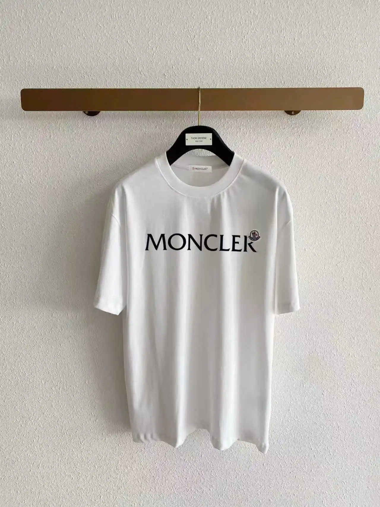 Logo Flocked Cotton T-Shirt D14021403