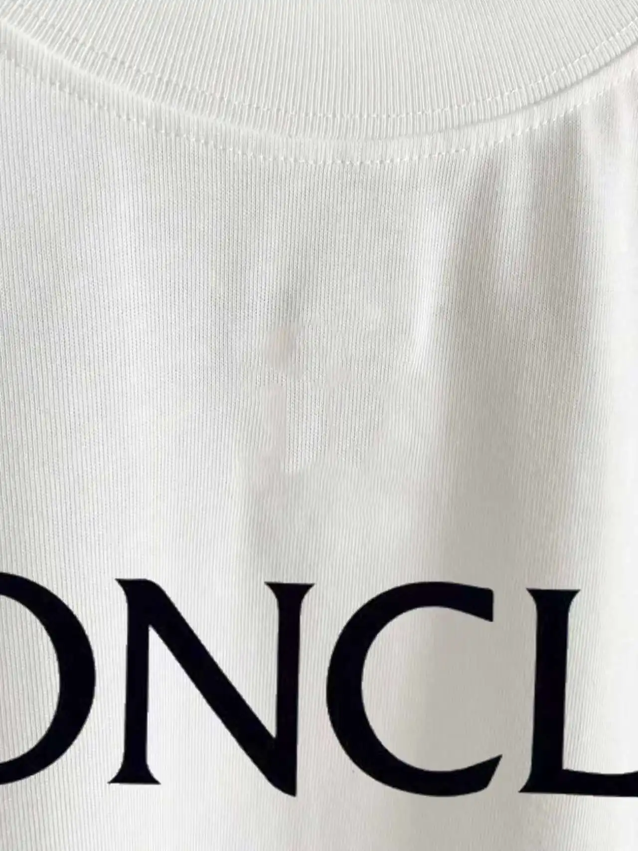 Logo Flocked Cotton T-Shirt D14021403 — view 4