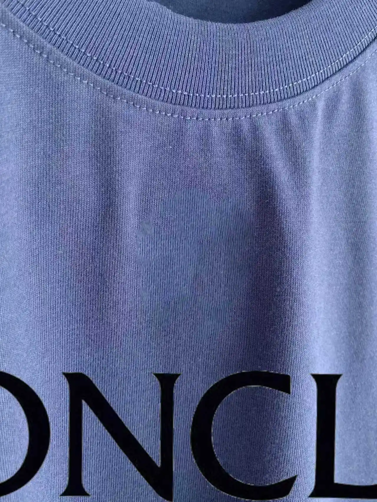 Logo Flocked Cotton T-Shirt D14021404 — view 4