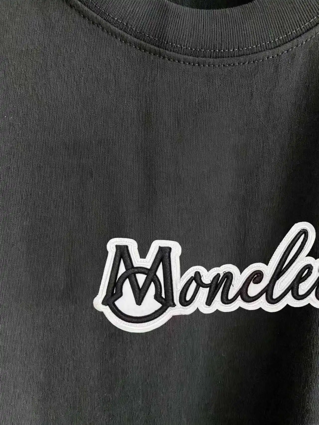Logo Embroidered Cotton T-Shirt D14021409 — view 7