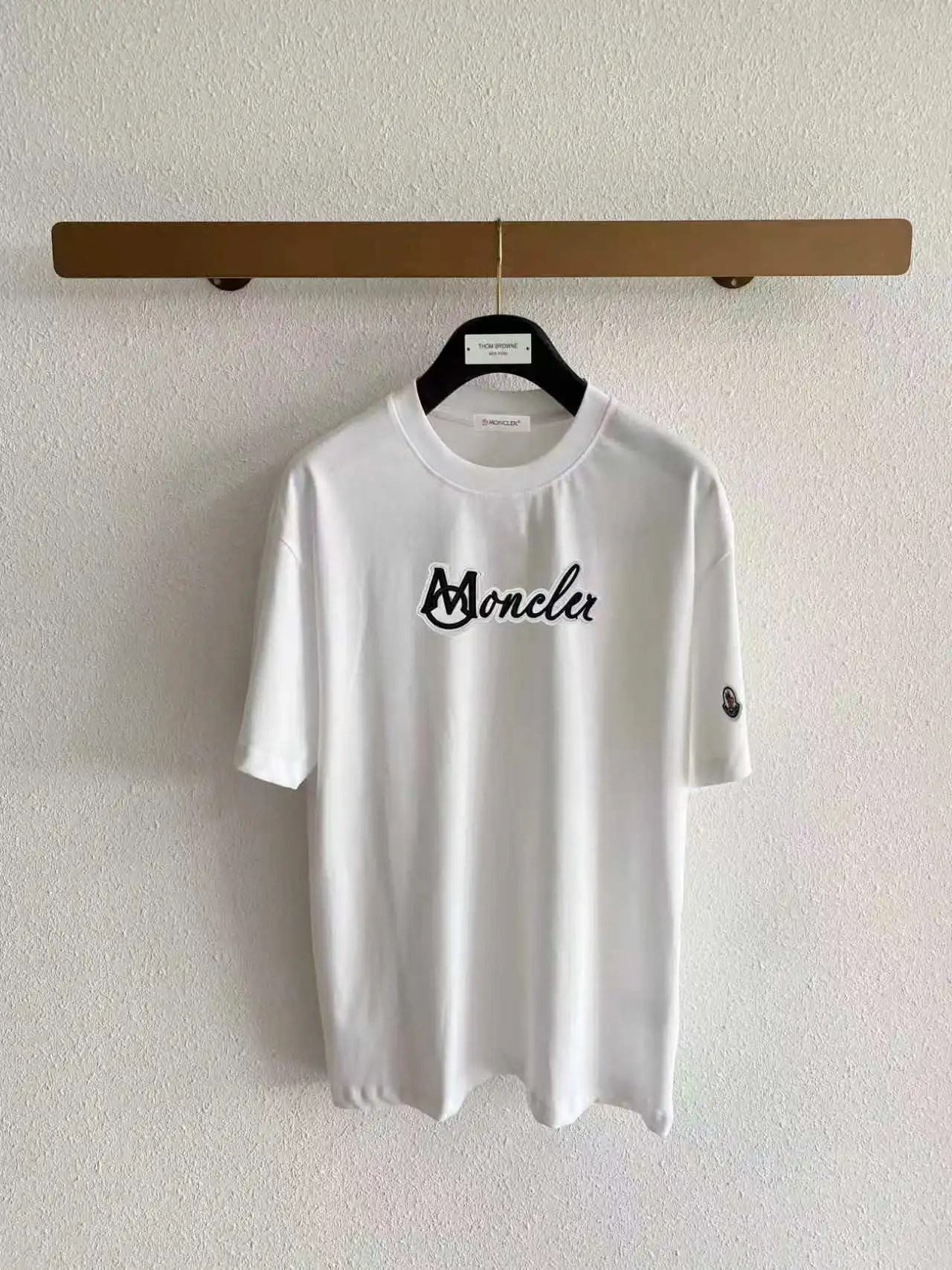 Logo Embroidered Cotton T-Shirt D14021406