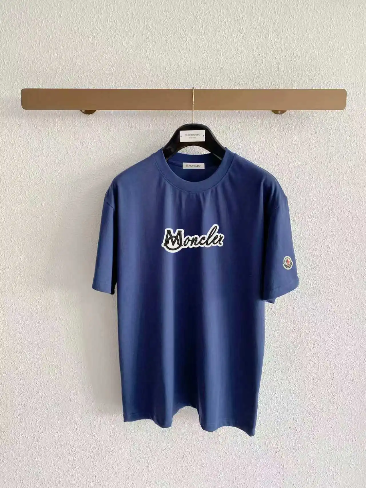 Logo Embroidery Cotton T-Shirt D14021407