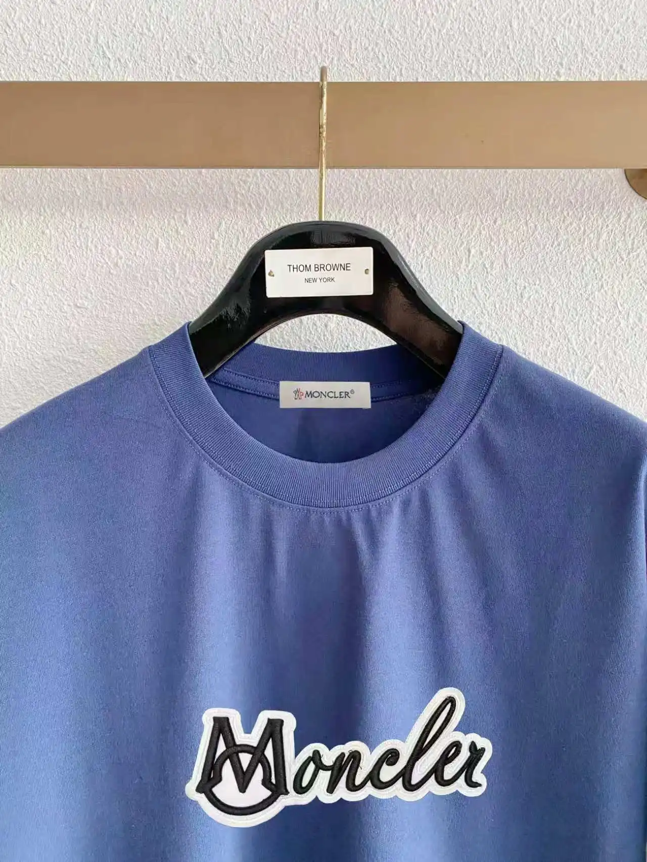 Logo Embroidery Cotton T-Shirt D14021407 — view 3