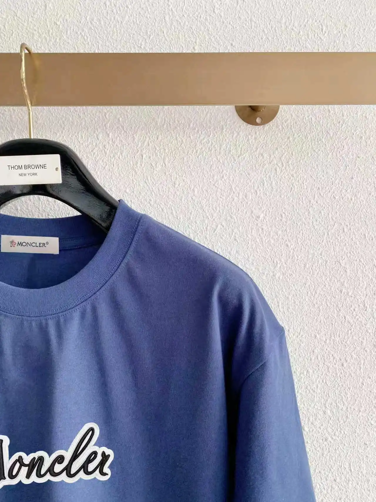Logo Embroidery Cotton T-Shirt D14021407 — view 4