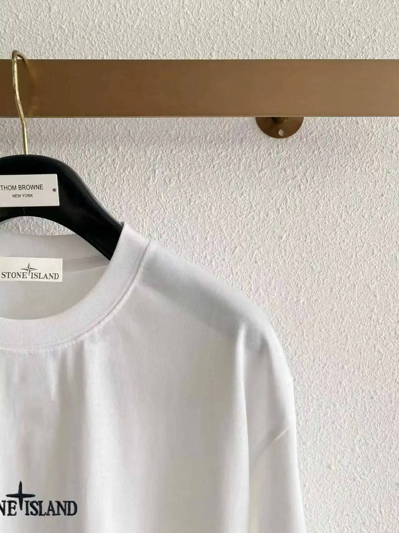 Logo-Embroidered Cotton Jersey T-Shirt D14021422 — view 7