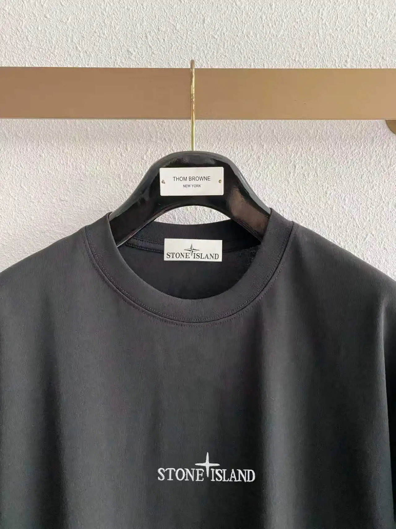 Logo-Embroidered Cotton Jersey T-Shirt D14021425 — view 3