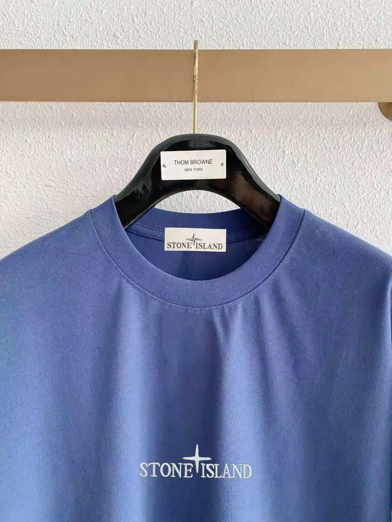 Logo-Embroidered Cotton Jersey T-Shirt D14021424 — view 3
