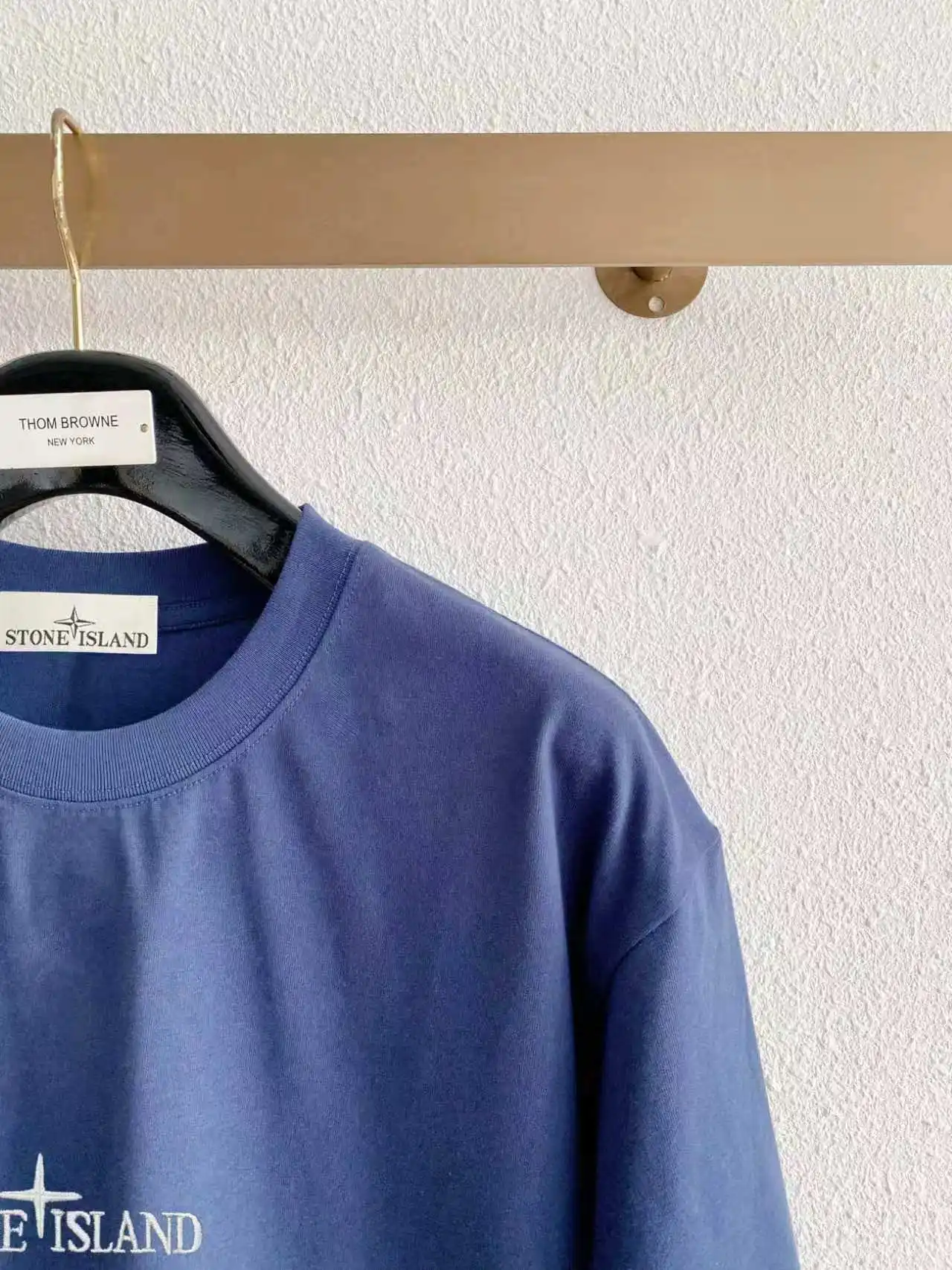 Logo-Embroidered Cotton Jersey T-Shirt D14021424 — view 4