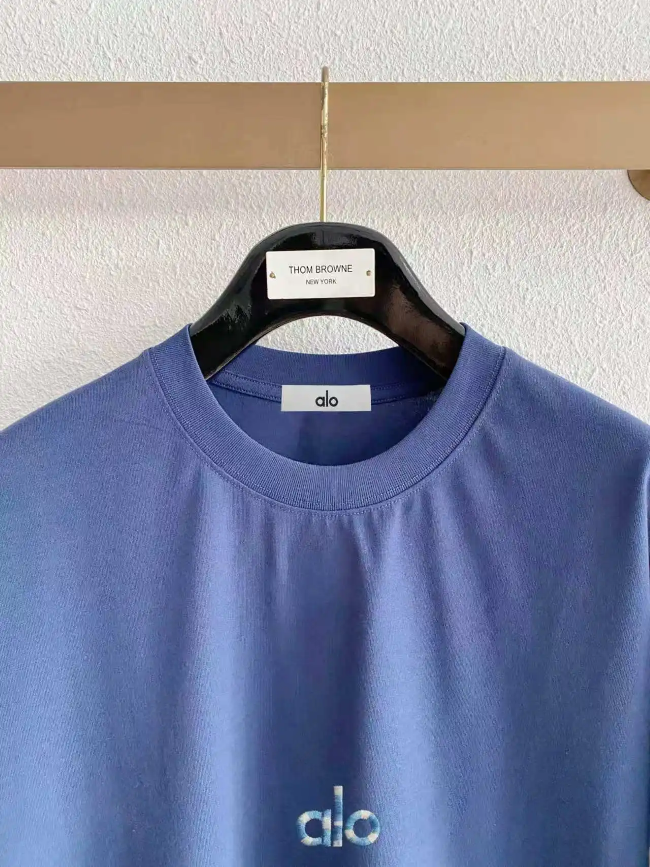 Logo Embroidered Cotton T-Shirt D14021416 — view 3