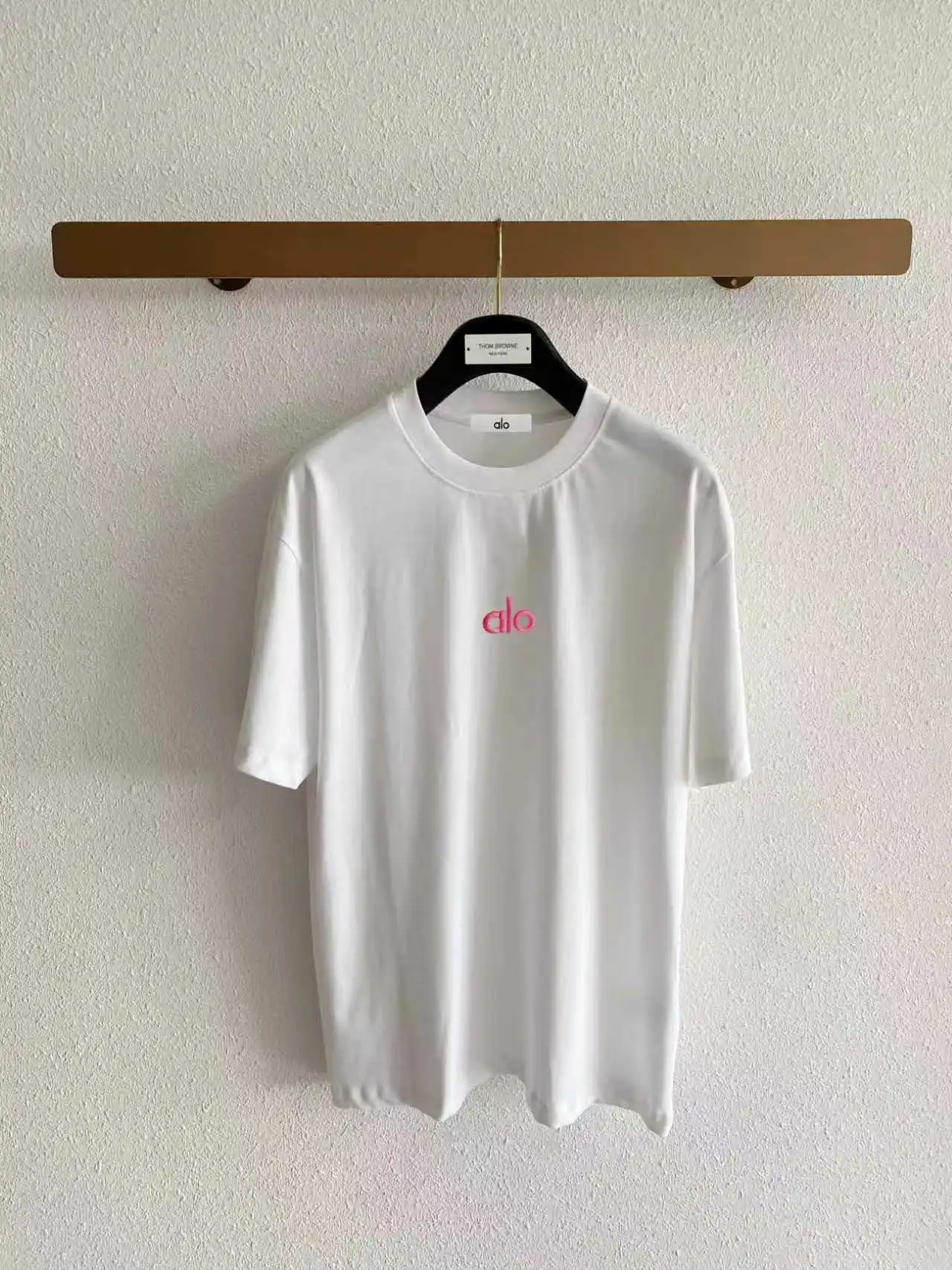 Logo Embroidered Cotton T-Shirt D14021414